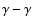 $\gamma-\gamma$