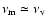 $\nu_{\rm m} \simeq \nu_{\rm v}$