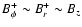 $B_\phi^+ \sim B_r^+ \sim B_z$