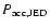 $P_{\rm acc,JED}$