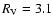 $R_{\rm V} = 3.1$