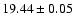 $19.44\pm0.05$