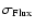 $\sigma_{\rm Flux}$