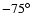 $-75\hbox{$^\circ$ }$