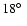 $18\hbox{$^\circ$ }$