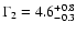 $\Gamma_{2}=4.6^{+0.8}_{-0.3}$