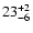 $\rm 23^{+2}_{-6}$