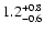 $\rm 1.2^{+0.8}_{-0.6}$