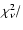 $\chi_{\nu}^{2}/$