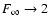 $F_\infty \rightarrow 2$