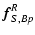 $\displaystyle \vec{f}_{S, Bp}^{R}$