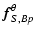 $\displaystyle \vec{f}_{S, Bp}^{\theta}$