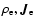 $\rho_{\rm e}, \vec{J}_{\rm e}$