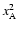 $x_{\rm A}^2$