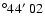 $\degr44\hbox{$^\prime$ }02$