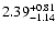 $\rm 2.39_{-1.14}^{+0.81}$