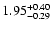 $\rm 1.95^{+0.40}_{-0.29}$