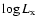 $\log{L_{\rm x}}$