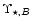 $\Upsilon_{\star,\varB}$