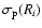 $\sigma_{\rm p}(R_i)$