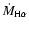 ${\dot{M}_{\rm H\alpha}}$