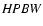 ${\it HPBW}$