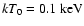 $kT_{0}=0.1\ {\rm keV}$