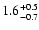 $\rm 1.6_{-0.7}^{+0.5}$