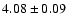 $4.08\pm0.09$