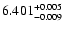 $\rm 6.401_{-0.009}^{+0.005}$