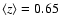 $\langle z\rangle=0.65$