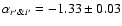 $\alpha_{r' \& i'}=-1.33 \pm
0.03$