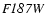 ${\it F187W}$