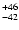 $^{\rm +46}_{-42}$