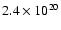 $2.4\times 10^{20}$