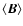 $\langle \vec{B} \rangle$