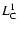 $L^1_{\rm C}$