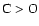 $\rm C> O$