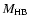 $M_{\rm HB}$
