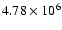 $4.78\times 10^6$