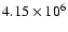 $4.15\times 10^6$