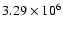 $3.29\times 10^6$