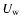 $U_{\rm w}$