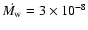 $\dot{M_{\rm w}}=3\times 10^{-8}$