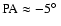 $\rm PA\approx-5\hbox{$^\circ$ }$