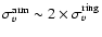 $\sigma_v^{\rm arm}\sim2\times\sigma_v^{\rm ring}$