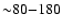 ${\sim}80{-}180$
