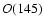 ${\it O}(145)$