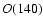 ${\it O}(140)$