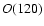 ${\it O}(120)$